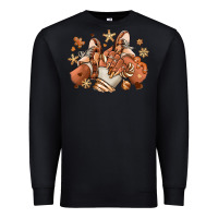 Black Melanin Christmas black girl sneakers Premium Sweatshirt - RanaPortraitStore