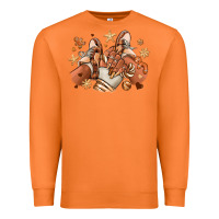 Carrot Melanin Christmas black girl sneakers Premium Sweatshirt - RanaPortraitStore