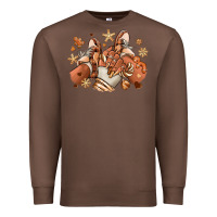Chestnut Melanin Christmas black girl sneakers Premium Sweatshirt - RanaPortraitStore