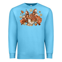 Ocean Blue Melanin Christmas black girl sneakers Premium Sweatshirt - RanaPortraitStore