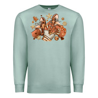 Seafoam Melanin Christmas black girl sneakers Premium Sweatshirt - RanaPortraitStore
