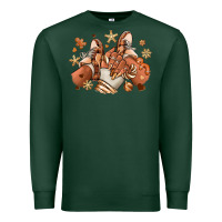 Sports Green Melanin Christmas black girl sneakers Premium Sweatshirt - RanaPortraitStore