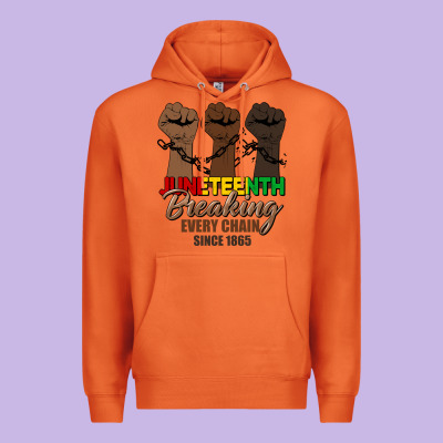Breaking Every Chain Since 1865 Premium Hoodie Designed By Hra Design Shop