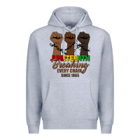 Heather Grey breaking every chain since 1865 Premium Hoodie - HRA Design Shop