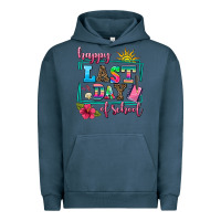 Pigment Midnight Navy happy last day of school Urban Hoodie - AdoDesignShop