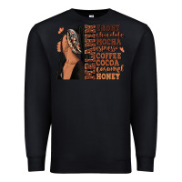 Black Melanin many shades of brown afro woman Premium Sweatshirt - RanaPortraitStore