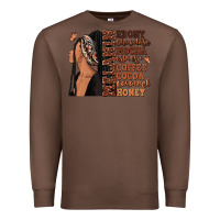 Chestnut Melanin many shades of brown afro woman Premium Sweatshirt - RanaPortraitStore