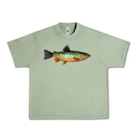 Oil Green Greenback Cutthroat Trout Fish Urban Heavy Tee - RanaPortraitStore