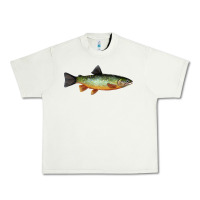 Pistachio Greenback Cutthroat Trout Fish Urban Heavy Tee - RanaPortraitStore