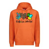 Carrot accept love understand Premium Hoodie - CowhideDigitalArt