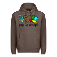 Coffee accept love understand Premium Hoodie - CowhideDigitalArt