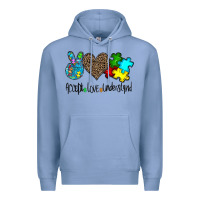 Colony Blue accept love understand Premium Hoodie - CowhideDigitalArt