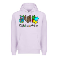 Lilac accept love understand Premium Hoodie - CowhideDigitalArt