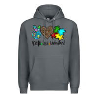 Rock accept love understand Premium Hoodie - CowhideDigitalArt