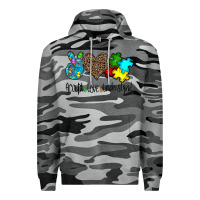 Slate Camo accept love understand Premium Hoodie - CowhideDigitalArt