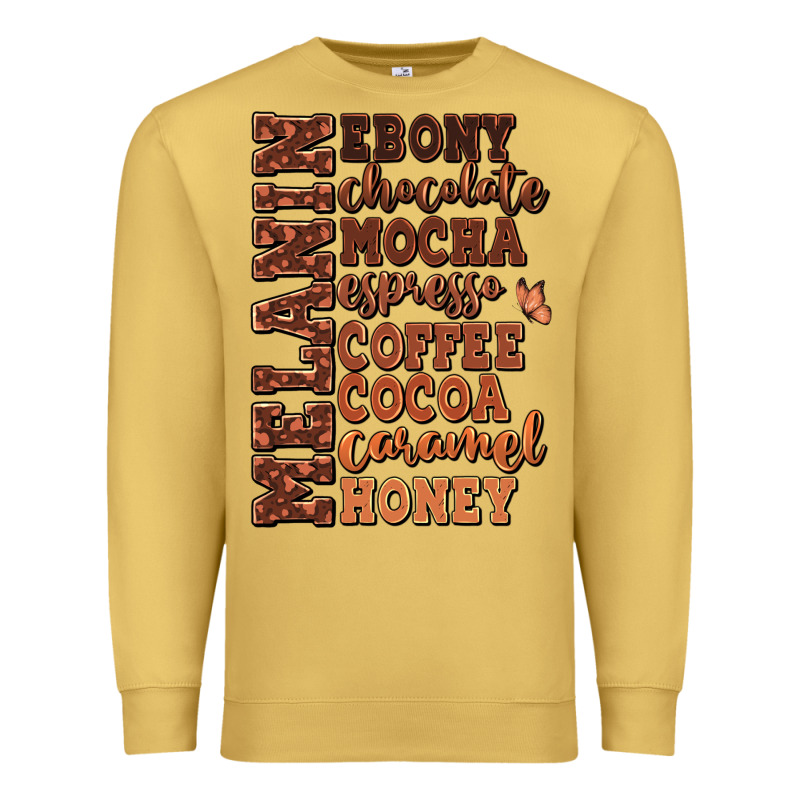 Melanin Shades Of Brown Premium Sweatshirt by RanaPortraitStore | Teevron