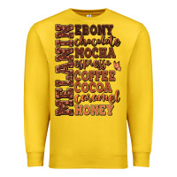 Lemon Melanin shades of brown Premium Sweatshirt - RanaPortraitStore
