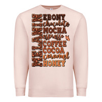 Pale Pink Melanin shades of brown Premium Sweatshirt - RanaPortraitStore