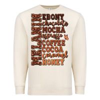 Sandshell Melanin shades of brown Premium Sweatshirt - RanaPortraitStore