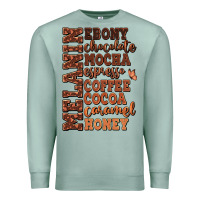 Seafoam Melanin shades of brown Premium Sweatshirt - RanaPortraitStore