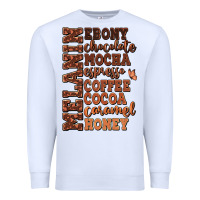White Melanin shades of brown Premium Sweatshirt - RanaPortraitStore