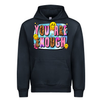 Navy you are enough Urban Hoodie - JahusDesignShop