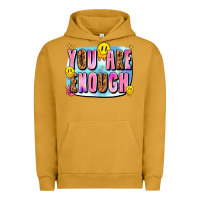 Pigment Peanut Butter you are enough Urban Hoodie - JahusDesignShop