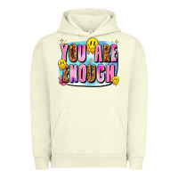 Pigment Pistachio you are enough Urban Hoodie - JahusDesignShop