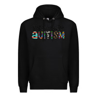 Black accept. understand love autism Premium Hoodie - CowhideDigitalArt