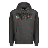 Charcoal Heather accept. understand love autism Premium Hoodie - CowhideDigitalArt