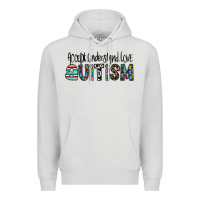 Dove Grey accept. understand love autism Premium Hoodie - CowhideDigitalArt