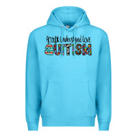 Ocean Blue accept. understand love autism Premium Hoodie - CowhideDigitalArt
