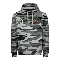 Slate Camo accept. understand love autism Premium Hoodie - CowhideDigitalArt