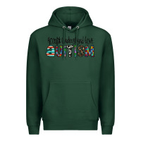 Sports Green accept. understand love autism Premium Hoodie - CowhideDigitalArt