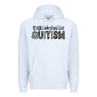 White accept. understand love autism Premium Hoodie - CowhideDigitalArt