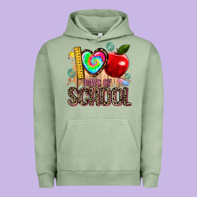 100 Days Of School Urban Hoodie Designed By Adodesignshop