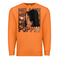 Carrot Melanin poppin' afro woman Premium Sweatshirt - RanaPortraitStore