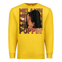 Lemon Melanin poppin' afro woman Premium Sweatshirt - RanaPortraitStore