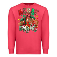 Cardinal Merry and bright black girl sneakers Premium Sweatshirt - RanaPortraitStore