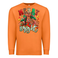Carrot Merry and bright black girl sneakers Premium Sweatshirt - RanaPortraitStore