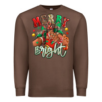 Chestnut Merry and bright black girl sneakers Premium Sweatshirt - RanaPortraitStore