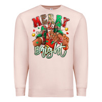 Pale Pink Merry and bright black girl sneakers Premium Sweatshirt - RanaPortraitStore