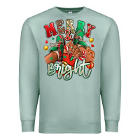 Seafoam Merry and bright black girl sneakers Premium Sweatshirt - RanaPortraitStore