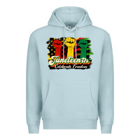 Blue Mist juneteenth celebrate freedom Premium Hoodie - HRA Design Shop