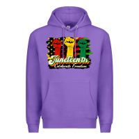 Purple juneteenth celebrate freedom Premium Hoodie - HRA Design Shop