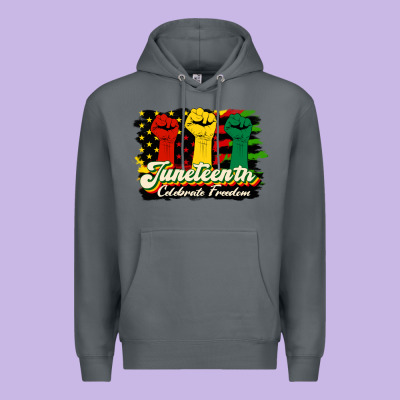 Juneteenth Celebrate Freedom Premium Hoodie Designed By Hra Design Shop