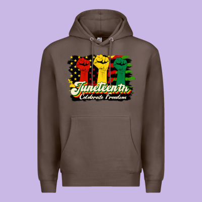 Juneteenth Celebrate Freedom Premium Hoodie Designed By Hra Design Shop