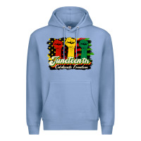 Colony Blue juneteenth celebrate freedom Premium Hoodie - HRA Design Shop
