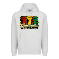 Dove Grey juneteenth celebrate freedom Premium Hoodie - HRA Design Shop