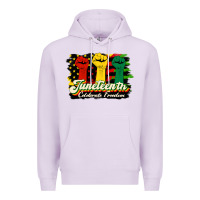 Lilac juneteenth celebrate freedom Premium Hoodie - HRA Design Shop